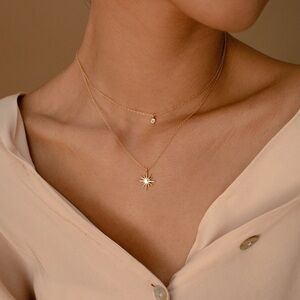 Laura Starburst Duo Necklace | Caitlyn Minimalist